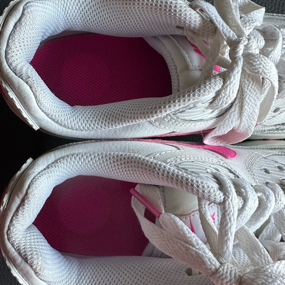 White and Pink Nike Airmax Sneakers - Picture 7 of 8
